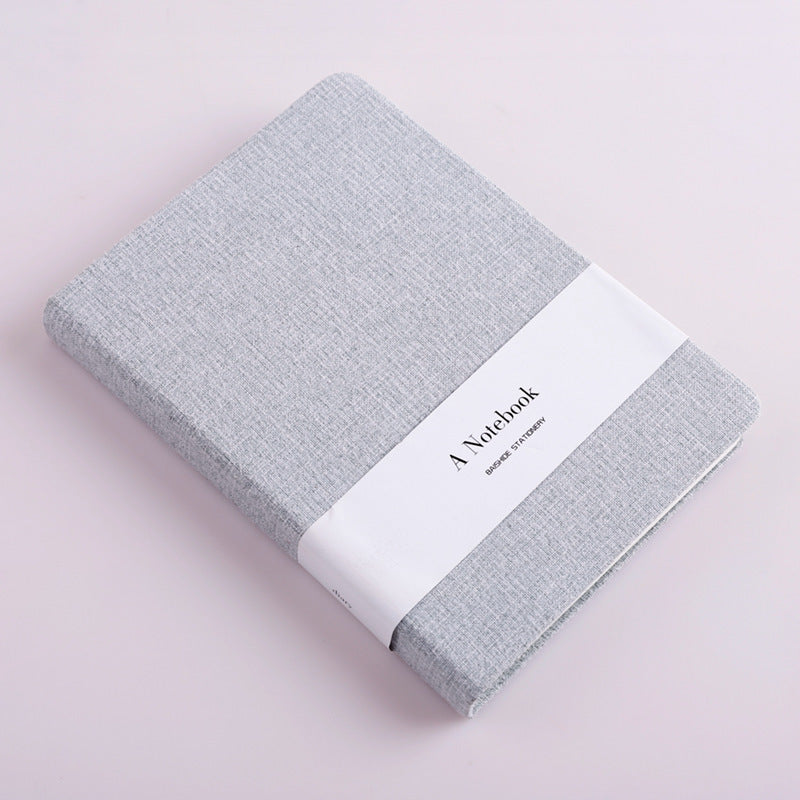 Japanese and Korean small super thick fabric notebook