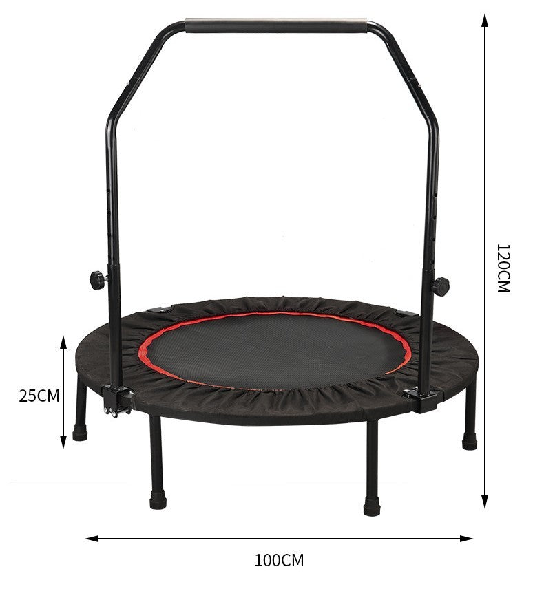 Fitness Trambolin mit Handhalterung