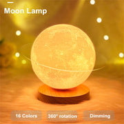 Schlafzimmer Schlafen Magnetische Levitation Rotierenden Mond Lampe