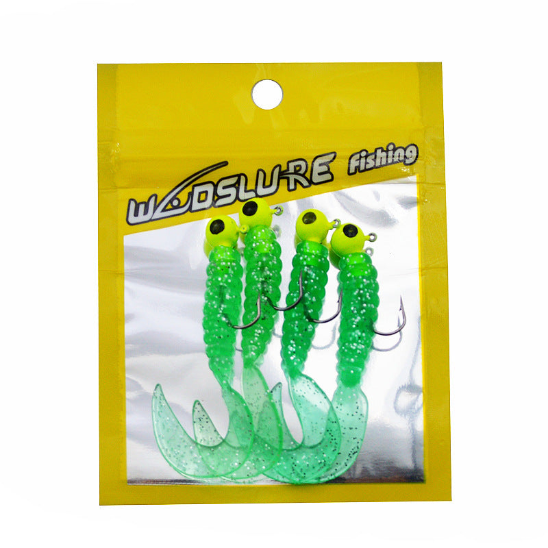 Soft Lure Bionic Lead Head Hook Fishing Tackle