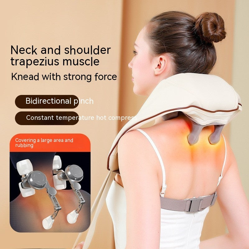 Home Kneading Hot Compress Shoulder And Neck Massager