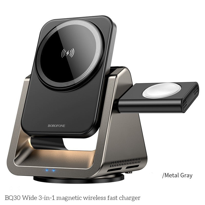 Three-in-One Magnetic Charger Wireless Charger