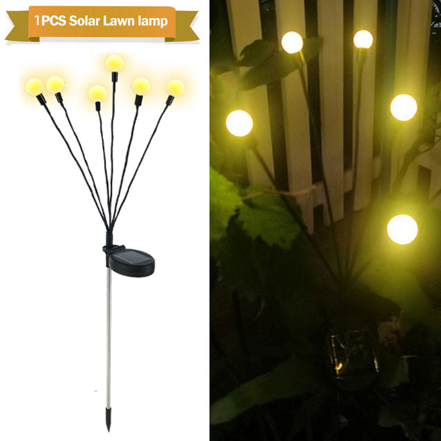 Simulation Firefly Solar Licht Outdoor Garten Dekoration Rasen Landschaft Lampe Weihnachten Decor Solar LED Lichter Outdoor Garten Lichter