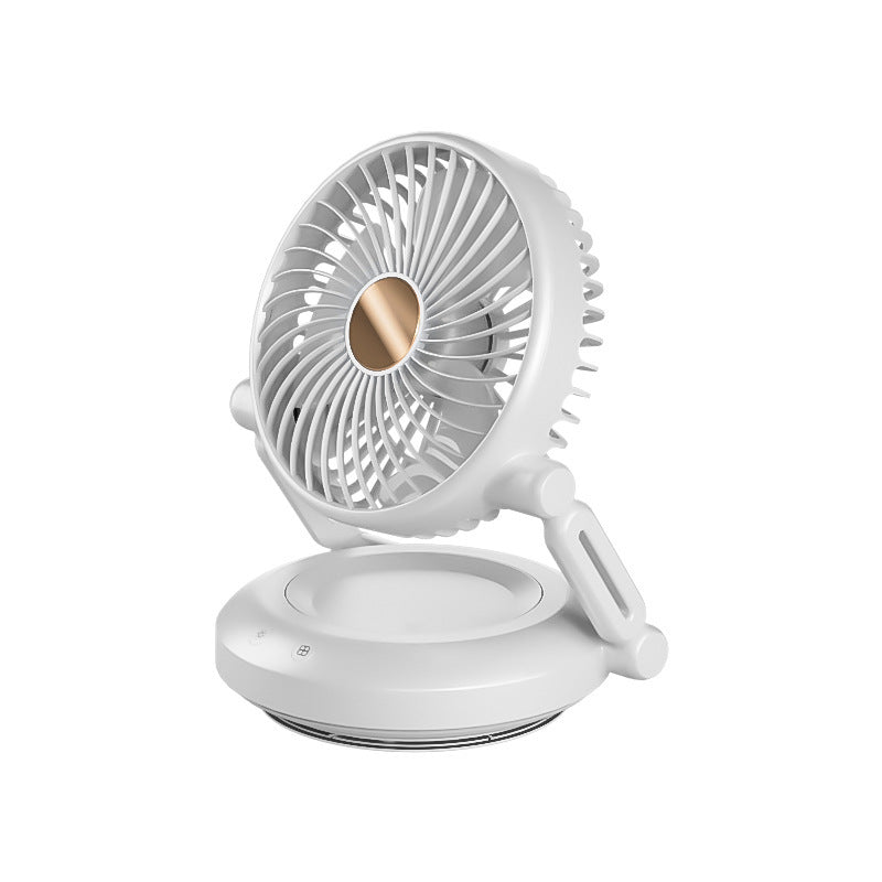 Desktop Desktop Fan Camping Office Telescopic Folding