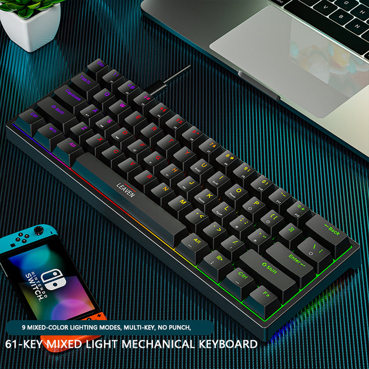 Kunststoff mechanische Tastatur für Spiele