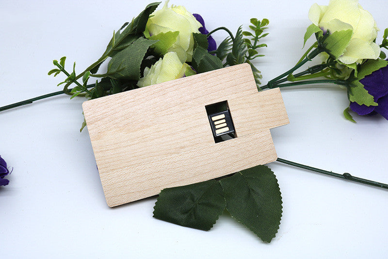 USB memory wood