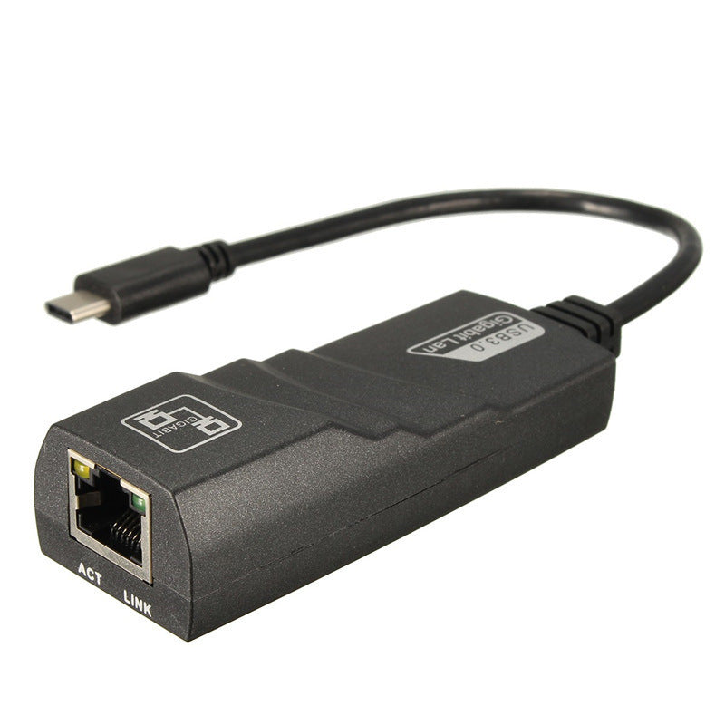 Type-C to RJ45 Gigabit Network Card to USB 3.1 Port NIC Adapter Cable