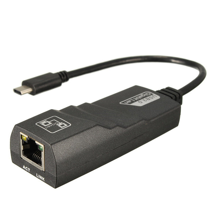 Typ-C zu RJ45 Gigabit Netzwerkkarte zu USB 3,1 Port NIC-Adapterkabel