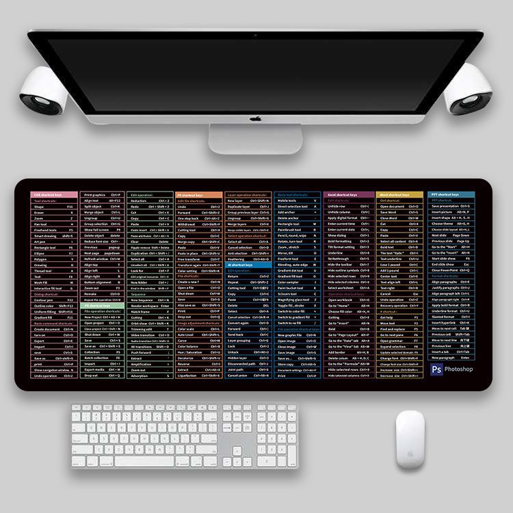 Mouse Pad Oversized Different Languages