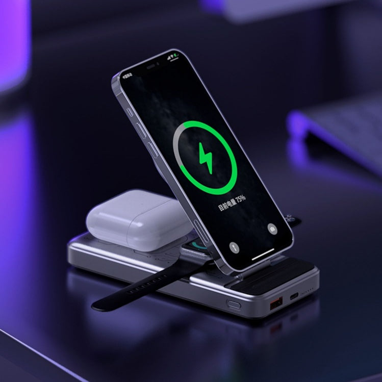 Fünf-in-one Wireless Magnetic Charging Schatz Multifunktionale Power Bank