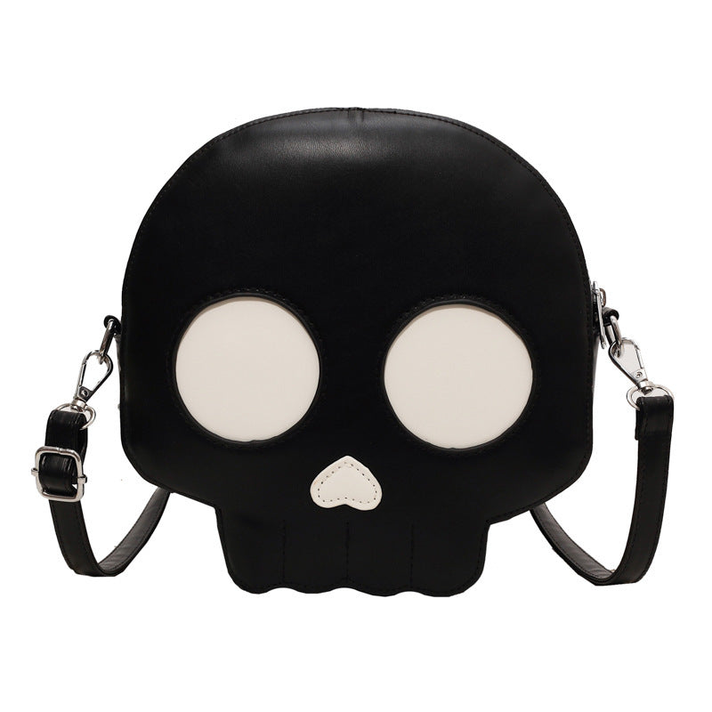 Skull small round versatile Halloween Internet celebrity shoulder messenger bag