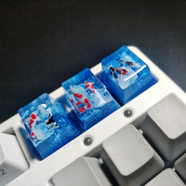 Koi Backspace Harz-Tastenkappen für Cherry Mx-Schalter