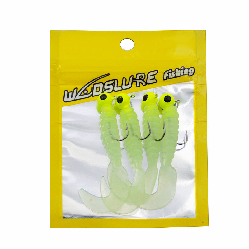 Soft Lure Bionic Lead Head Hook Fishing Tackle