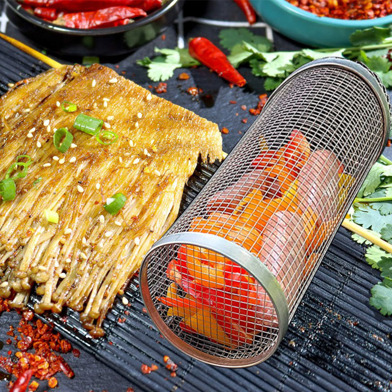 Metal BBQ Grill Basket Net