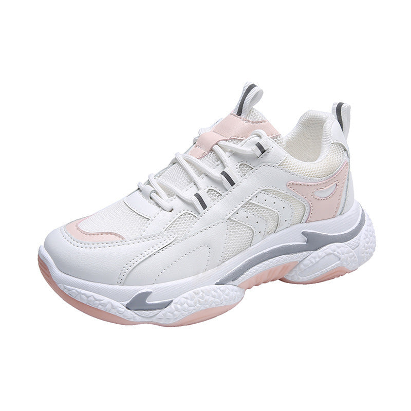 Atmungsaktiv Mesh Plattform Casual Frauen Sport Schuhe