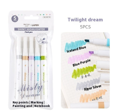 Super White Dazzling Fine Head Quick-drying Waterproof Painting Pen