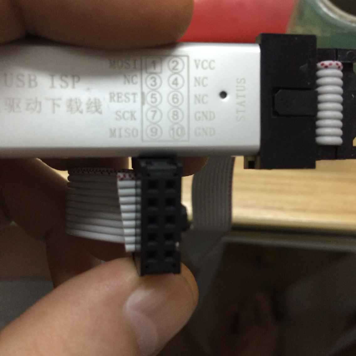 Single Chip Microcomputer Download Cable USB ISP Programming Burner