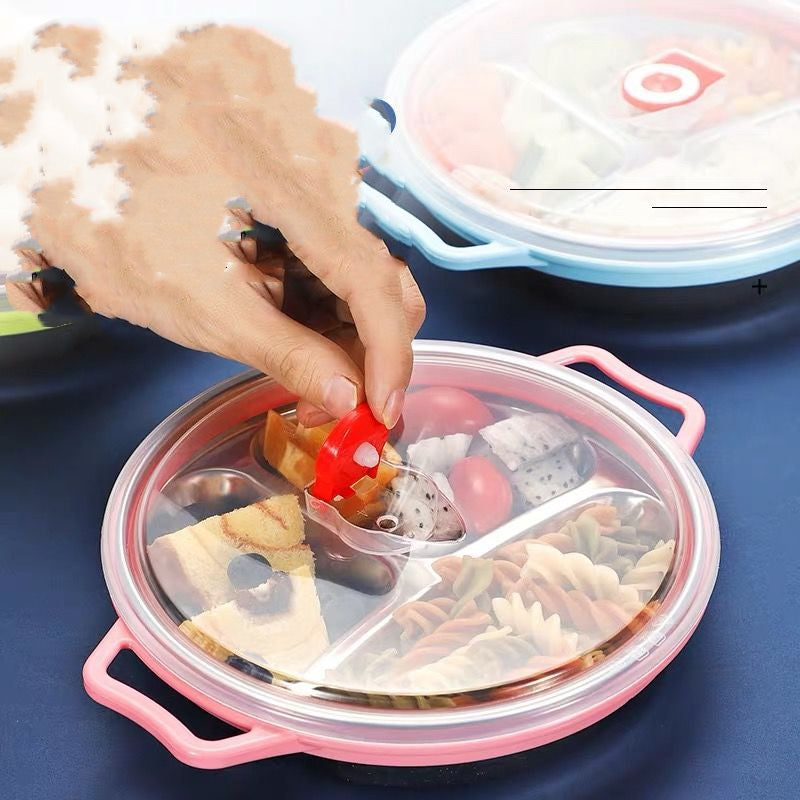 Stainless Steel Children Tableware Baby Creative Dinner Set