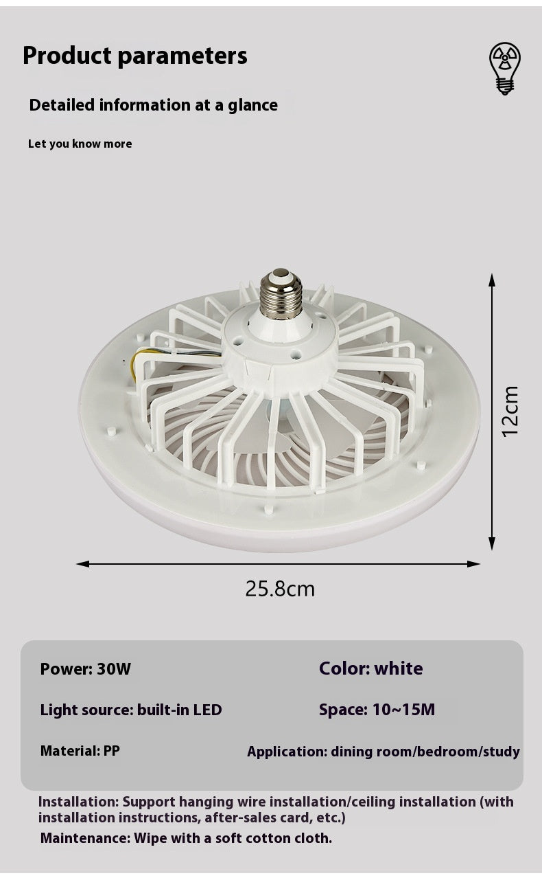 Dimmung LED-Decke Ventilator Leuchten