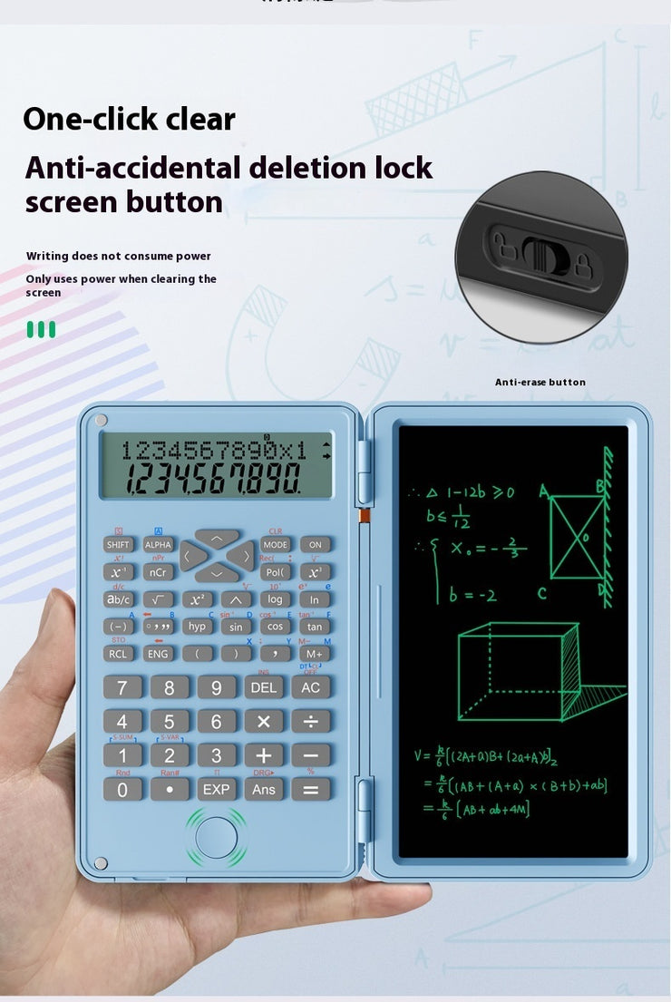 Neu Wissenschaftlicher Rechner Buchhaltung Spezielle Tragbare Mini Tablet Computing Maschine Handschrift Bord Prüfung Taschenrechner