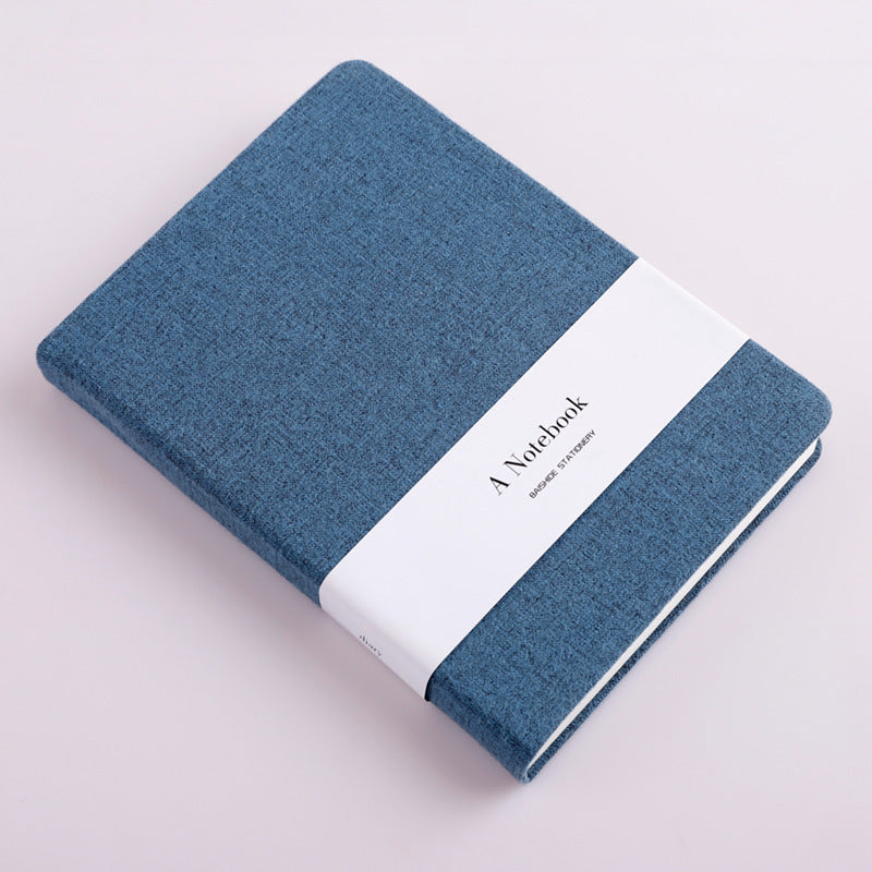 Japanese and Korean small super thick fabric notebook