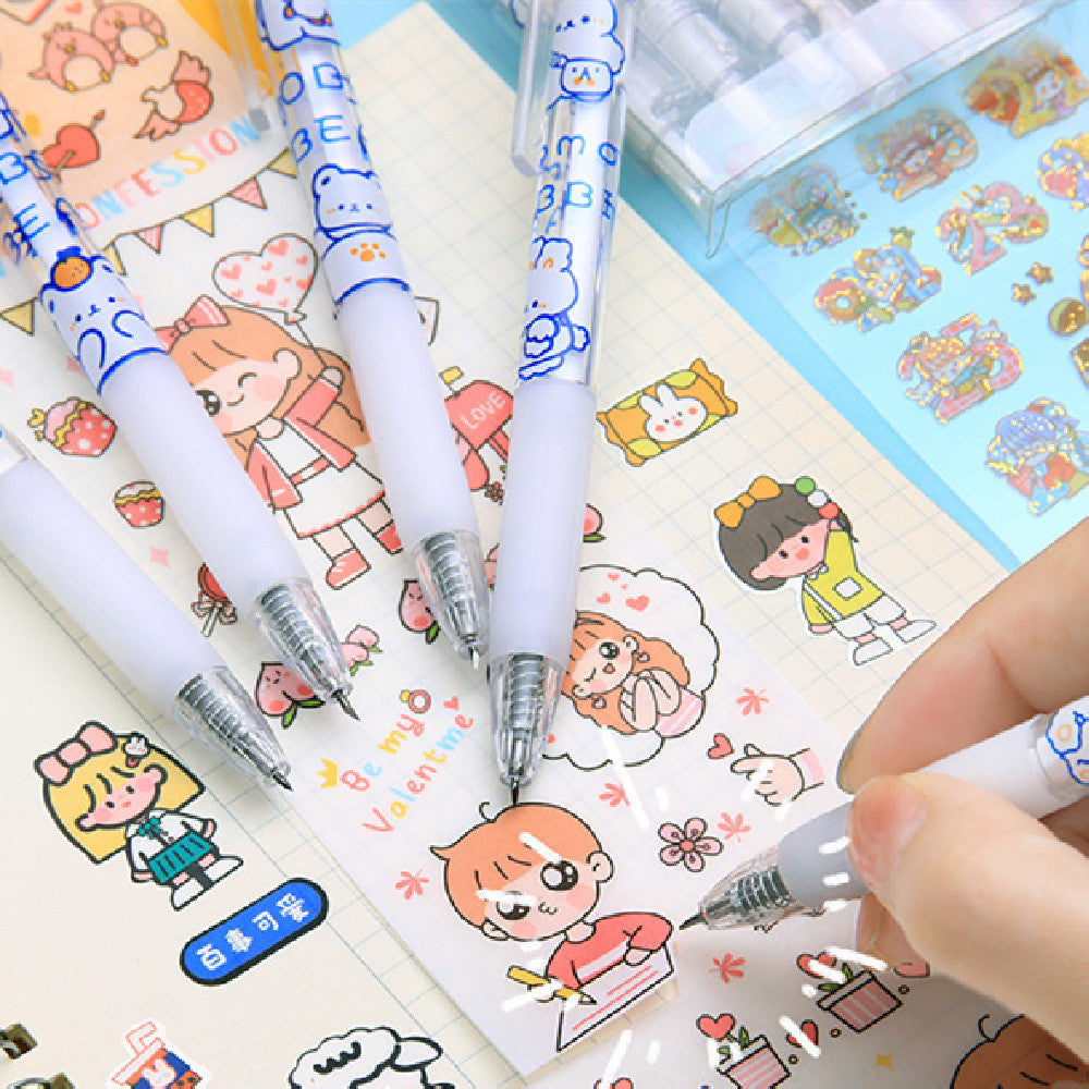 Cute Cream Bear Press Pen Knife