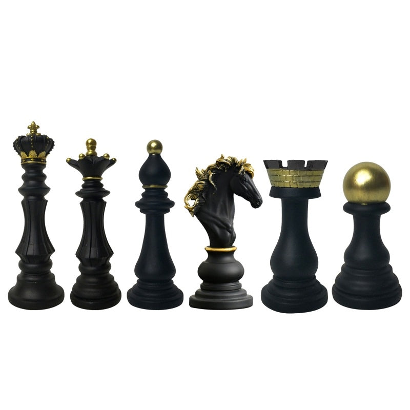 Kreative Schach-Harz-Ornamente