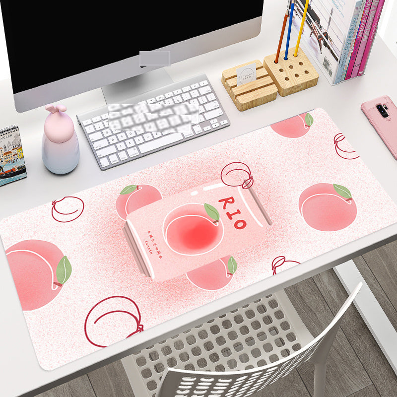 Natural, non-slip rubber mouse pad