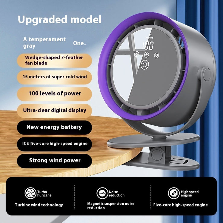 Schreibtisch-Lüfter digitale AnzeigeLuftkühler