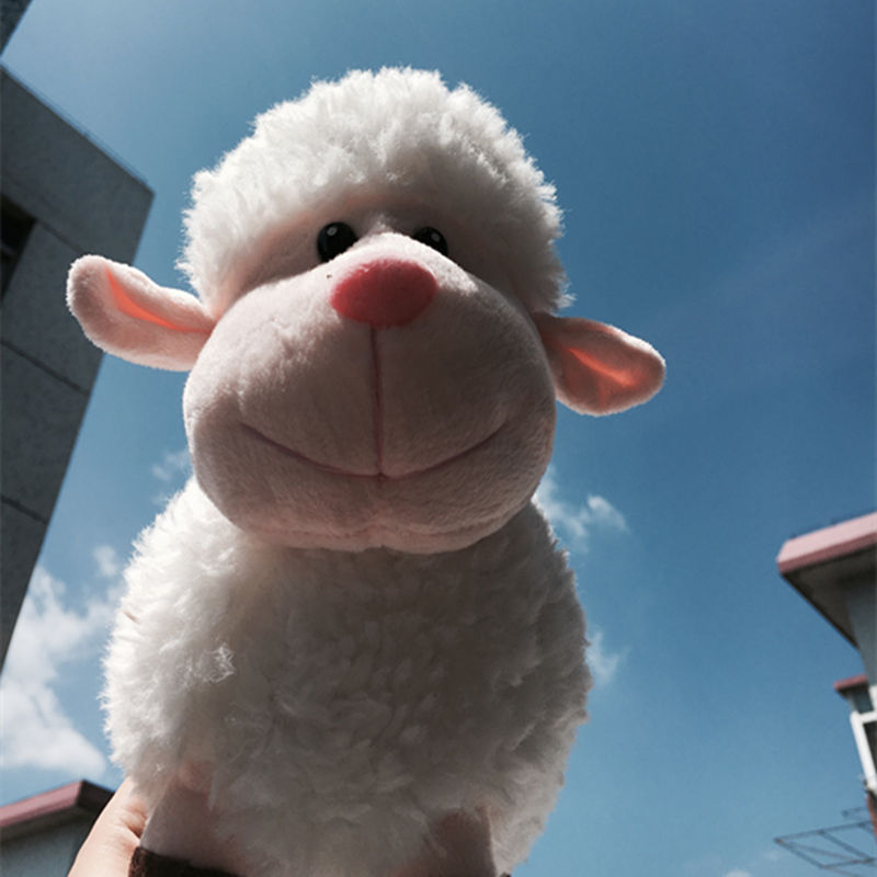 Cute Soothing Little Cartoon Sheep Doll