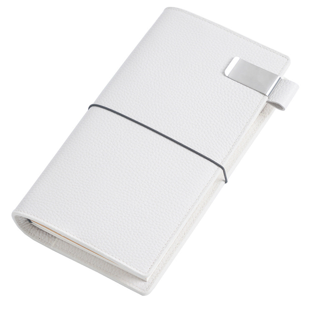 Leather Travel Notebook Card Holder Multi-function Notepad With Freebies