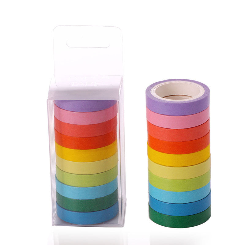 Einfarbiges Candy Tape Set