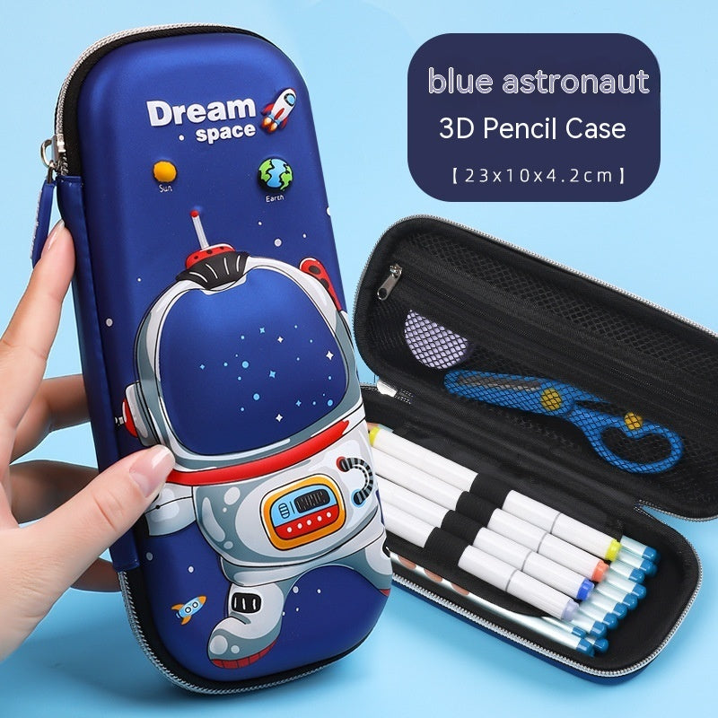 Three-dimensional Pencil Case Primary School Kindergarten Cartoon Large Capacity Pencil Case Pencil Box