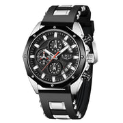 Top Marke Luxus Sport Uhr Quarz Datum Uhr Wasserdicht Chronograph