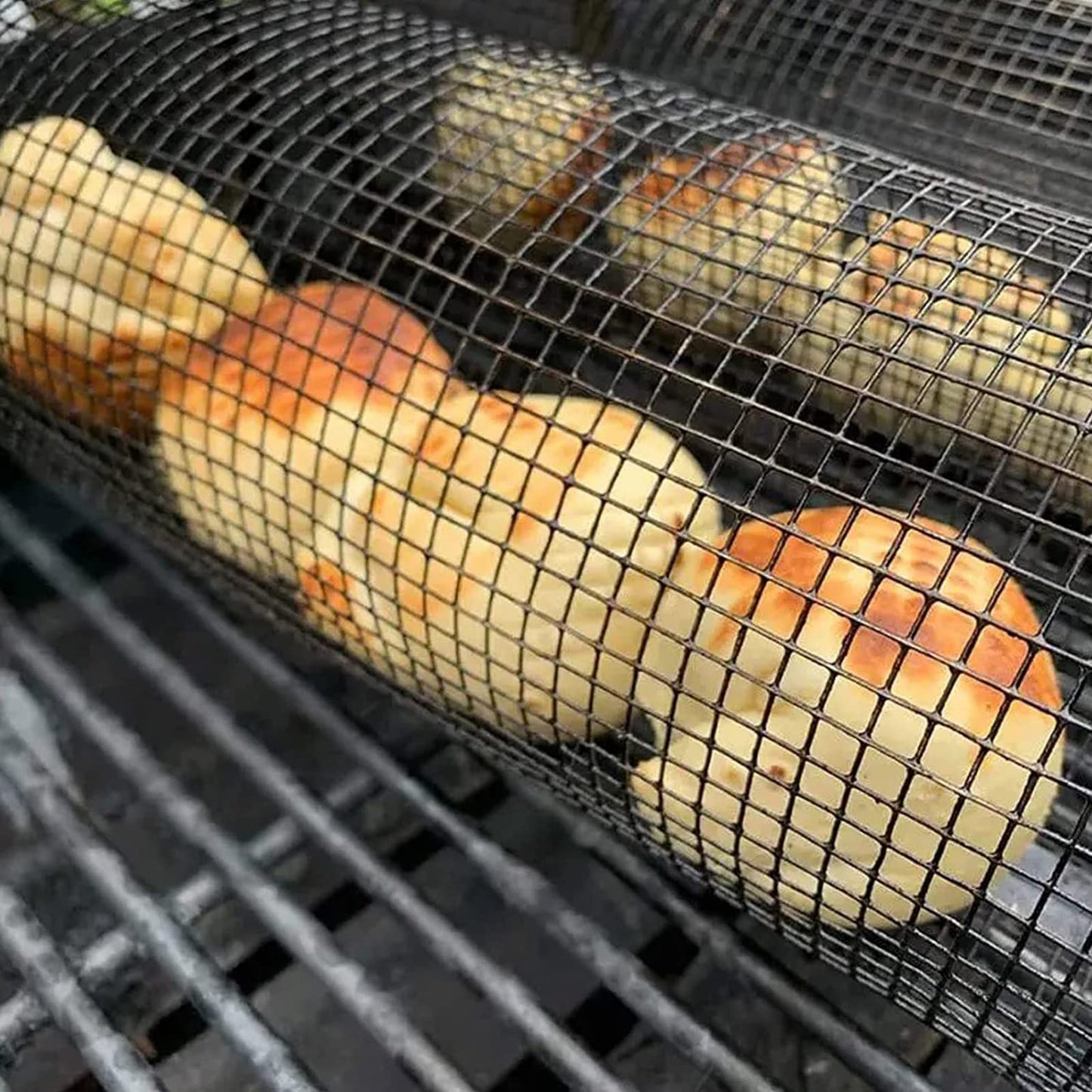 Metal BBQ Grill Basket Net