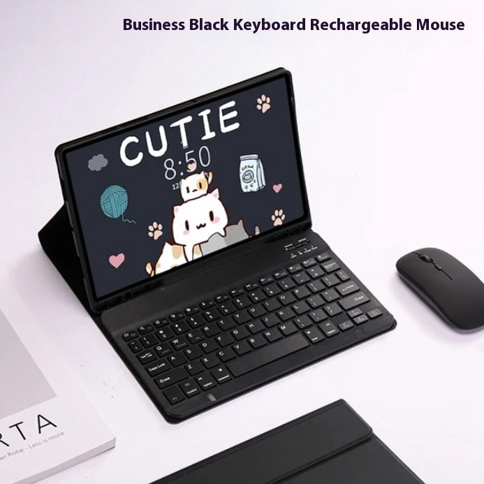 Bluetooth Keyboard Mouse Leather Case Protective Shell