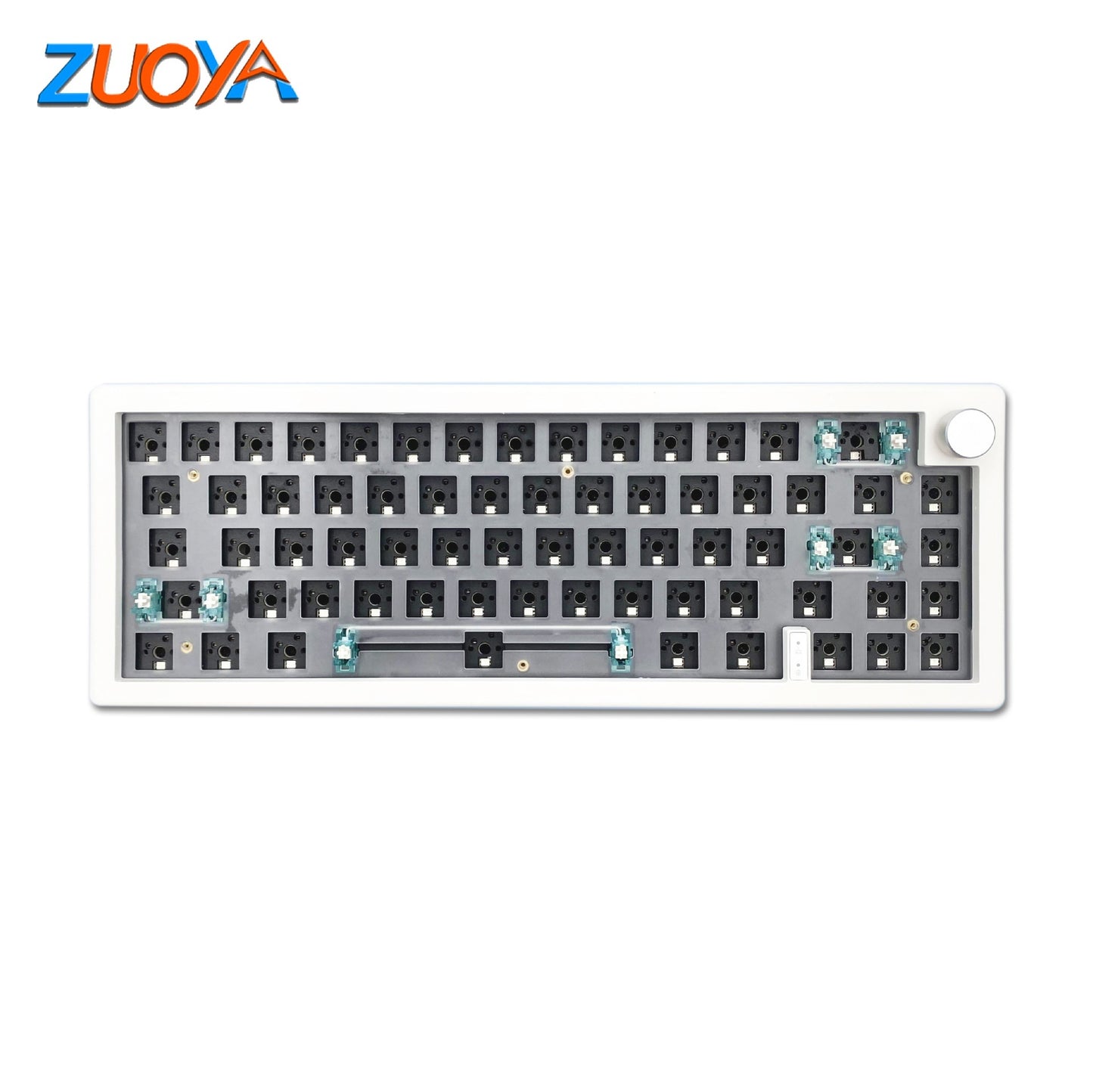 Three-model Customized DIY With Knob Support Hot Plug RGB Backlit Mechanical Keyboard Kit