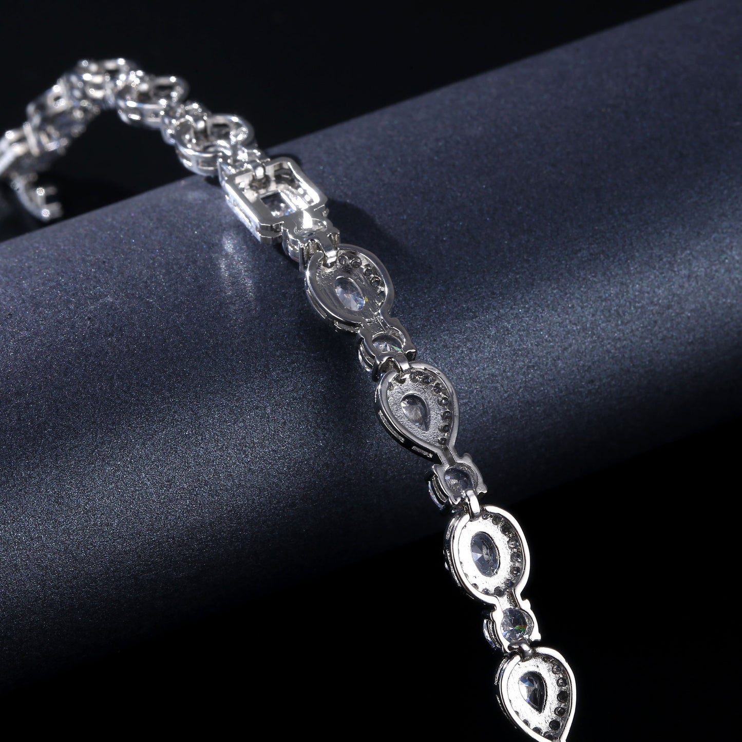 Water drop multi-shape horse eye zircon bracelet