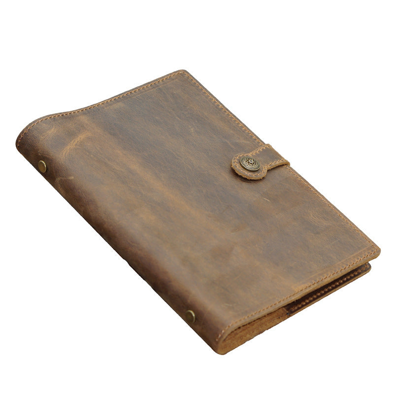 A5 Binder Handmade Cowhide Leather Diary