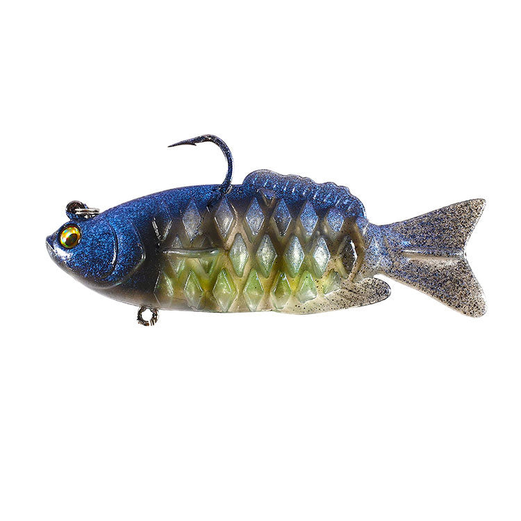 Soft Shad Lure Ultrasoft Multisection Silicone