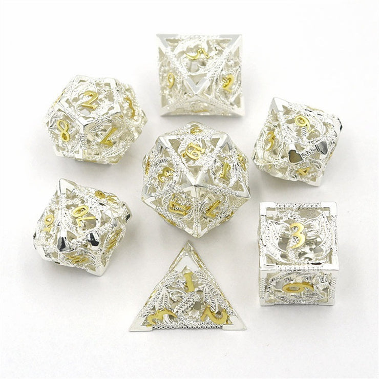 Hollow Dice Pure Copper Electroplating Dice DND Dragon And Dungeons Running Group Metal Dice