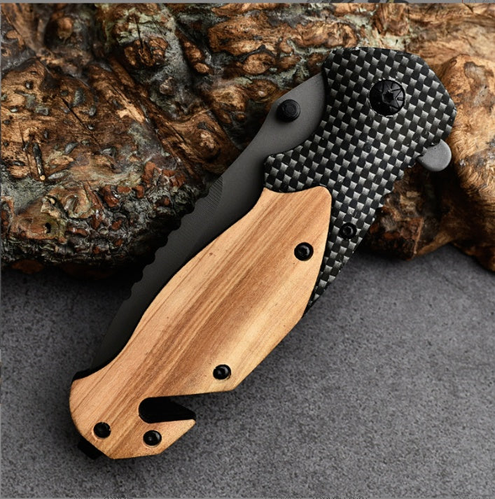 Outdoor Moonlight Foldable High Hardness Sharp Camping Multifunction Knife