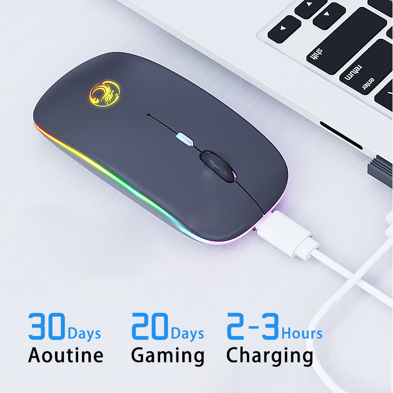 Luminous Charging Bluetooth Dual Mode Wireless Mouse