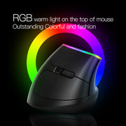 Bunte M618C RGB Vertikale Drahtlose Ergonomische Hand-gehalten Gerade Maus