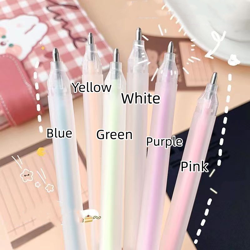 Macaroon Color Dispensing Cap-pulling 20-second Quick-drying Dispensing Pen