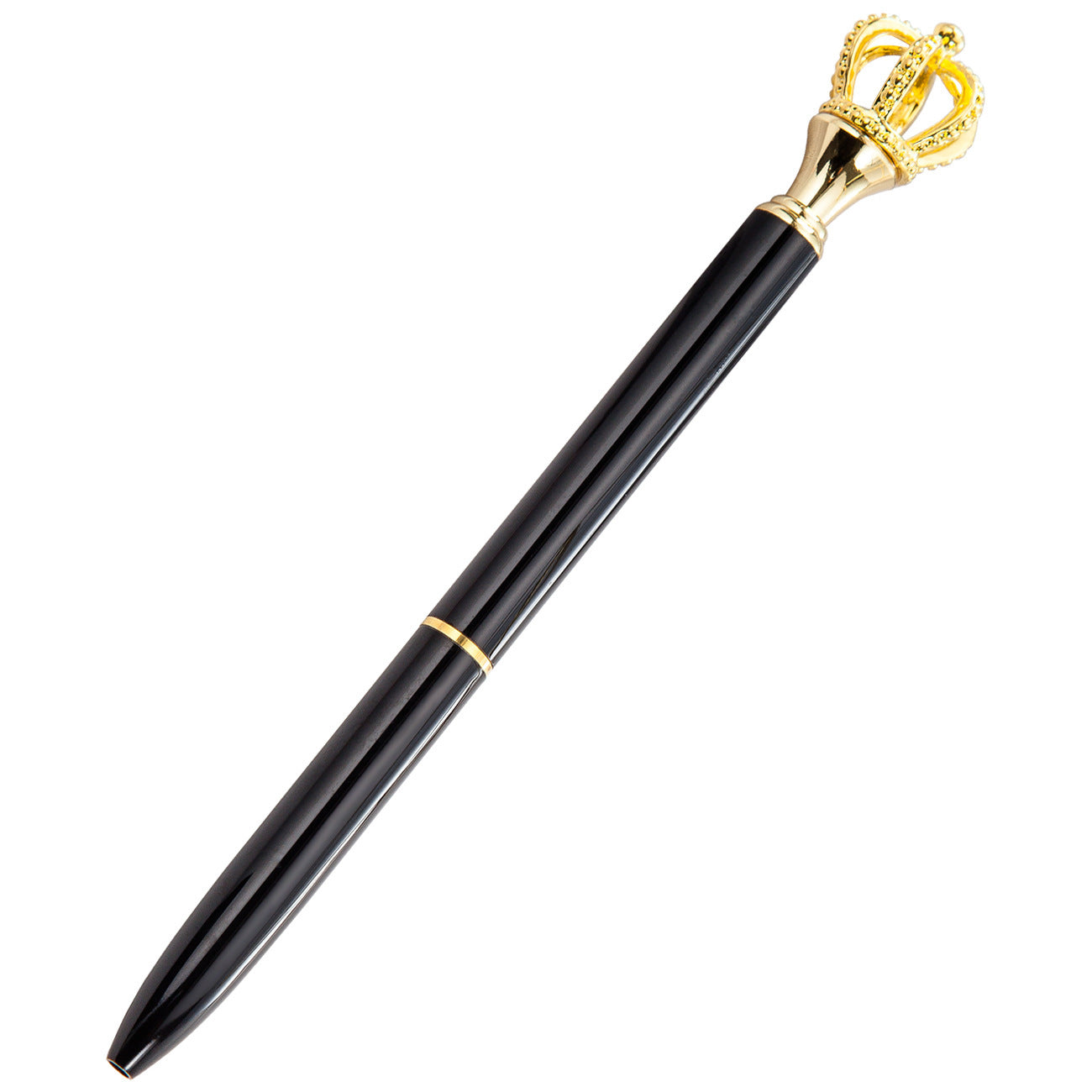 Crown Band Diamond Metal Ballpoint Pen Scepter