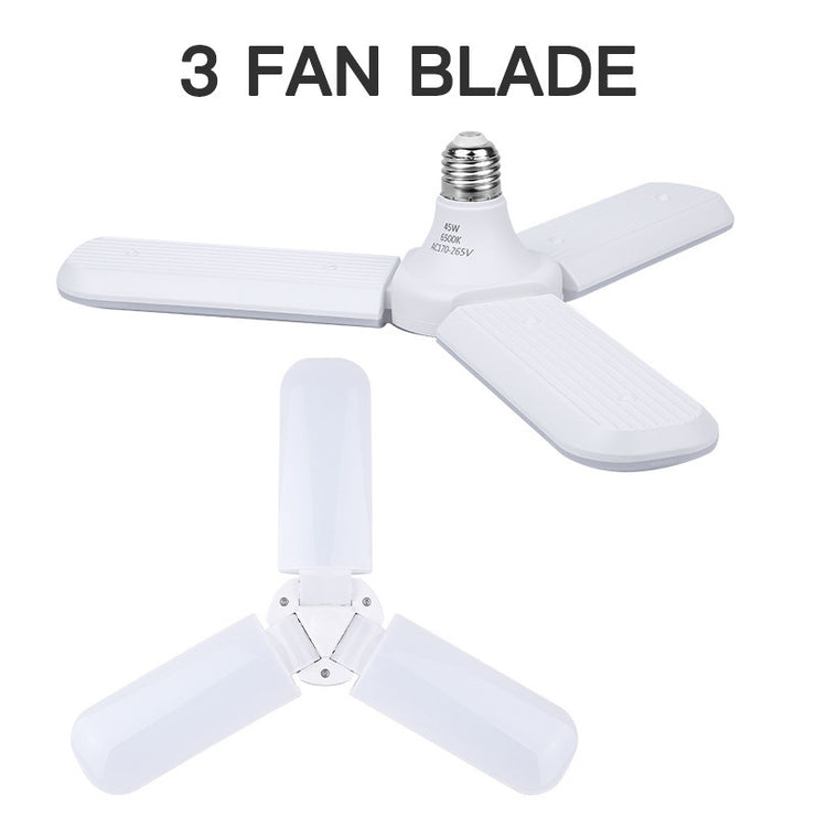 LED Drei-Blatt Licht Vier-Blatt Fan Licht Faltbare