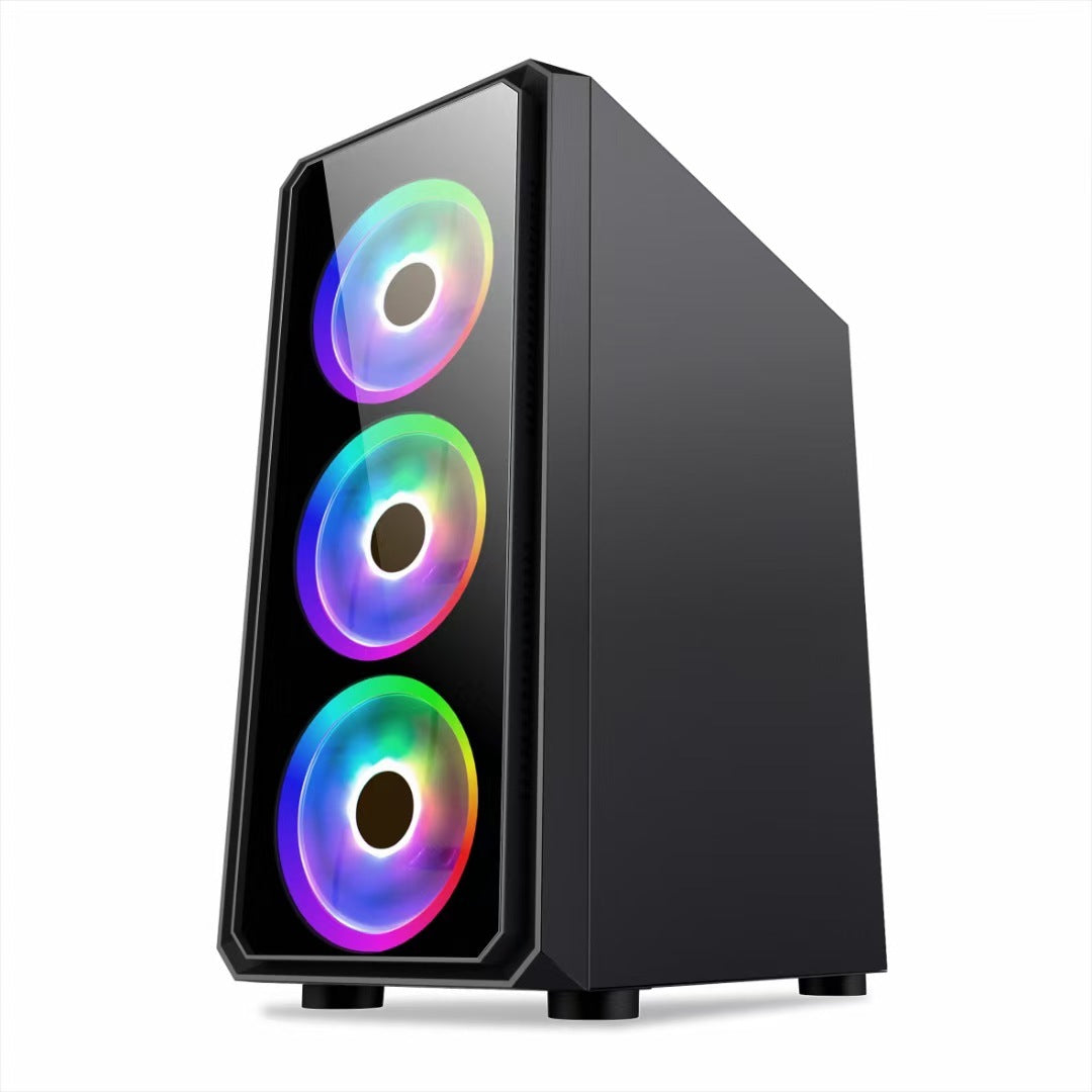 Double-sided tempered glass desktop computer main case