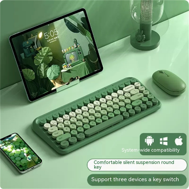 Drei-Modus Bluetooth Tastatur und Maus Set Wireless Brain Laptop