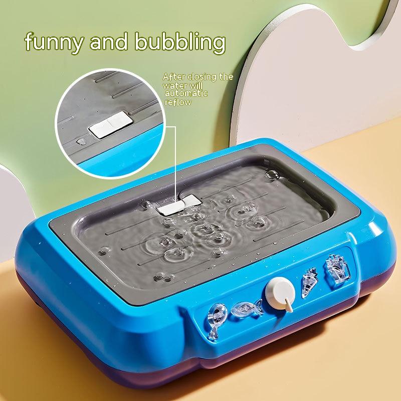 Children's Barbecue Table Toy Play House Color Changing Food Simulation Cooking